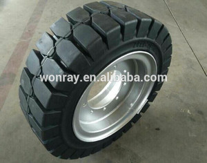 Neumáticos de goma sólida para todoterreno, ruedas industriales, 6,00-9 6,00-15 6,50-10, piezas de repuesto para carretilla elevadora, fabricante directo - Product Image 3