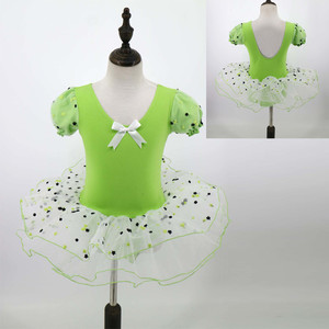 TD00036 Venta al por mayor <span class=keywords><strong>Ballet</strong></span> School Girls Green Kids Dance Wear Trajes de <span class=keywords><strong>ballet</strong></span> verdes - Product Image 5