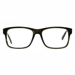 クラシックオリジナルユニセックスメタルスプリングヒンジアセテートアイグラス眼鏡光学フレーム
