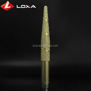 Carving bits stone engraving tools miling machine Router Bits Cutters Lettering Relief on Marble Granite LOXA 3d sculpting engraving Diamond Cnc Milling Cutter Tools