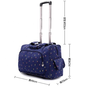 Sac de voyage en toile durable pour femmes, sac à roulettes pour le voyage, Chine - Product Image 5