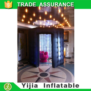 negro y blanco material de oxford inflable atlanta photo booth fiestas - Product Image 3