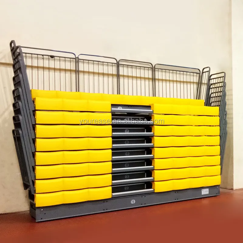 Yourease Stadium Indoor Retractable Gym Bleachers Seating