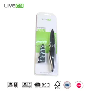 Liveon Оптовая 3 ''керамический нож для очистки овощей с Walmart аудит