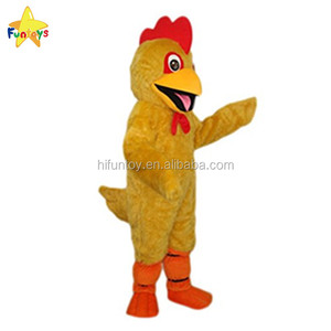 Funtoys CE Le Plus Bas Prix Jaune De Poulet de Bande Dessinée Costume De Mascotte - Product Image 3
