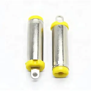 5.5mm*1.7mm 5517 Nickel Plated Yellow Plastic Male Audio TV DC power Plug Jack Connector