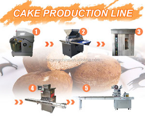 Ligne de production de gâteaux électrique, semi-automatique, machine de cuisson à double couche - Product Image 2