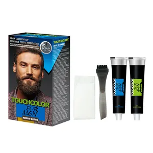 Prodotti di vendita caldi Kit barba per <span class=keywords><strong>uomo</strong></span> <span class=keywords><strong>tintura</strong></span> permanente per barba 15ML veloce <span class=keywords><strong>tintura</strong></span> per <span class=keywords><strong>capelli</strong></span> neri shampoo colorante nero naturale organico - Product Image 3