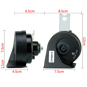 CHSKY 12v Auto Elettrica Corno Loudness 110-129db Accessori Auto Corno per <span class=keywords><strong>Fiamm</strong></span> Tipo di Auto Moto Corno - Product Image 5