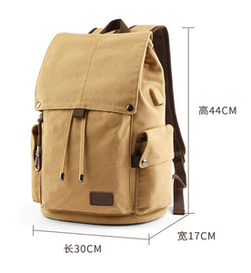 Hot Sale Canvas Backpack Hiking Vintage School Bag for Men <strong>Women</strong> Travel Rucksack <strong>Back</strong> <strong>Pack</strong> - Product Image 3