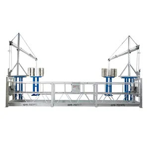 building electric glass cleaning gondola price of construction gondola suspended platform zlp 630 zlp1000 gondola