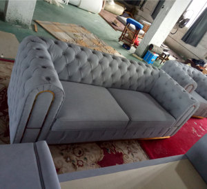 Italy Home Furniture <strong>Leather</strong> <strong>Sofa</strong>/living Room Furniture <strong>3</strong> Seat Chesterfield <strong>Sofa</strong> <strong>Set</strong> - Product Image 2