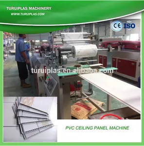 TURUI Pvc plafond machines de fabrication de la Chine Fournisseur Brighter haute qualité en plastique porte fenêtre de ligne Pro