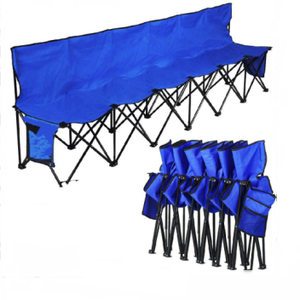 كرسي استرخاء خفيف الوزن للحدائق الخارجية بـ 6 مقاعد قابل للطي ومحمول للشاطئ والرياضة، كراسي استرخاء للتخييم قابلة للطي بشعار مخصص - Product Image 1