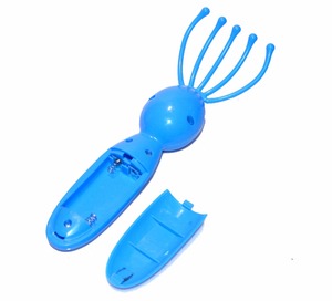 Massageador facial de polvo de plástico, massageador bonito de polvo, massageador facial que funciona a bateria, novo, 2016 - Product Image 3
