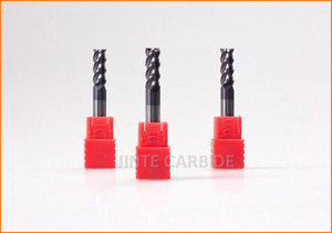4 flautas straight <span class=keywords><strong>caña</strong></span> end mills herramienta del cortador hrc55 - Product Image 2