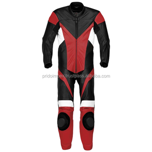 Combinaison de moto une pièce pour femmes, en cuir, costume d'équitation, cool, vêtements de course, - Product Image 1