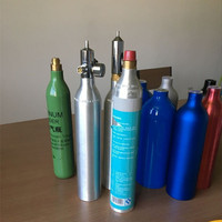Fma KJ — cylindre de pistolet à air en aluminium pcp, 0,35l 0,45 l, pression de 300 bars
