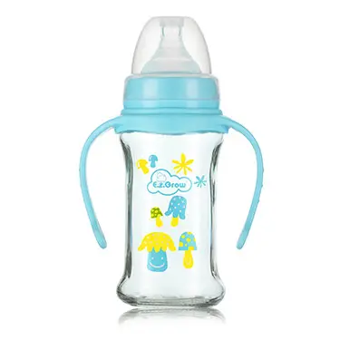 Детские принадлежности и товары, качественный Натуральный ребенок, уникальная стеклянная боросиликатная бутылка для кормления ребенка, без БФА