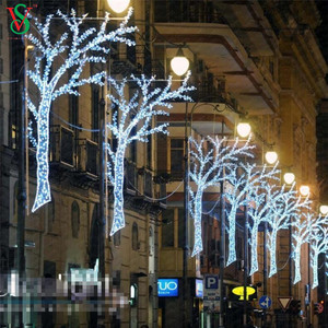 <strong>Holiday</strong> New Year Christmas City <strong>Street</strong> Decoration Outdoor RGB Waterproof Lamp Pole Mounted Flower Star Motif <strong>Lights</strong> - Product Image 4