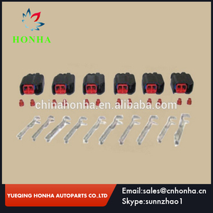 Xác thực hiển thị giá xe kết nối 2 Pin nữ không thấm nước EV6 EV14 usecar nhiên liệu phun kết nối - Product Image 3