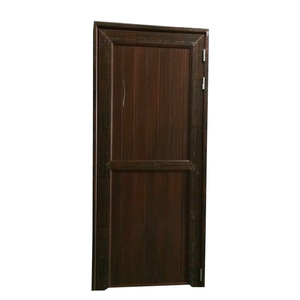 باب <span class=keywords><strong>UPVC</strong></span> عصري بتشطيب نهائي، بتصميم مسطح ولوحة كاملة مع شرائح تهوية للفيلا والحمام - Product Image 2
