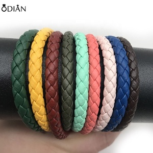 Odian Bijoux Offre Spéciale Rond Tressé forme Véritable En Cuir Corde Chaîne Cordon Pour Collier Bracelet de Bijoux Artisanat Conclusion - Product Image 4