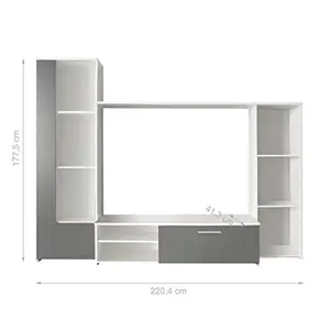 Best selling new wood design storage tv stand modern