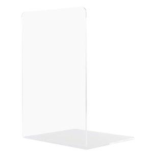 Organizzatore da Scrivania Personalizzato, Fermalibri Antiscivolo Resistenti in Acrilico Trasparente per Scaffali, Supporti per Libri per Casa, Ufficio e Biblioteca - Product Image 4