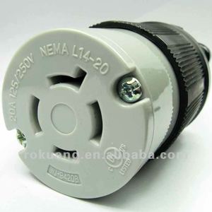 Conectores de bloqueo NEMA L14-20, 125V/250V, 20A - Product Image 2