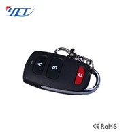 Télécommande universelle sans fil automatique Yaoertai à 4 boutons avec code fixe/répétitif 433,92 MHz pour usage domestique