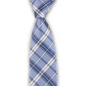 Мужской галстук небесно-голубого цвета из полиэстера