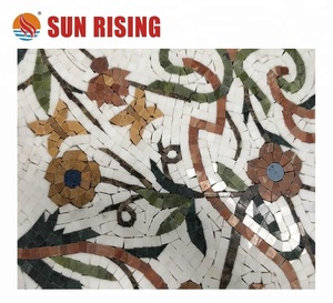 Custom Design <span class=keywords><strong>Naturale</strong></span> <span class=keywords><strong>Pietra</strong></span> di Marmo A <span class=keywords><strong>Mosaico</strong></span> Modello per Pavimento e Parete - Product Image 6