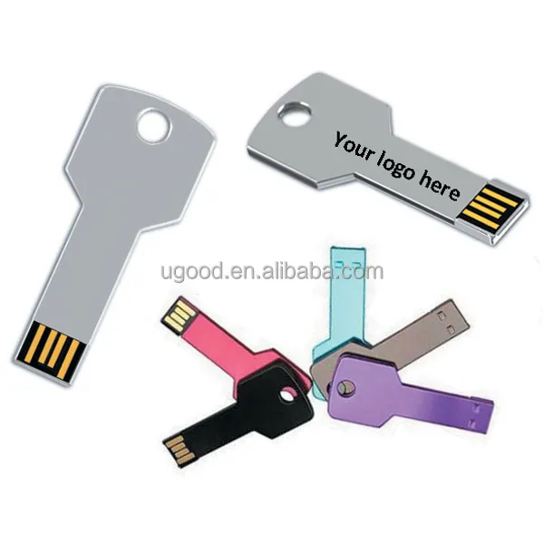 Dengan Harga Murah Stik Memori USB, Bentuk Kunci USB Flash Drive 64 GB Datar USB Memory Stick Bentuk Kunci