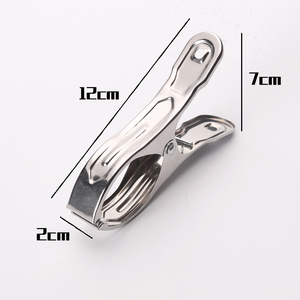 Pinzas <span class=keywords><strong>de</strong></span> <span class=keywords><strong>Ropa</strong></span> Multifuncionales <span class=keywords><strong>de</strong></span> Acero Inoxidable con Resorte <span class=keywords><strong>de</strong></span> Torsión para Uso en Oficina, Pinzas <span class=keywords><strong>de</strong></span> <span class=keywords><strong>Ropa</strong></span> con Resorte Grande, Clip Abierto - Product Image 4
