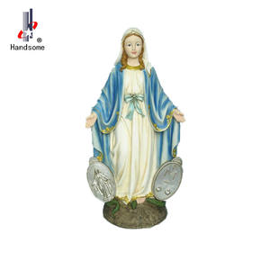 Artesanías de resina de 18 pulgadas María y el Niño <span class=keywords><strong>Jesús</strong></span> Agua bendita Decoración religiosa - Product Image 2