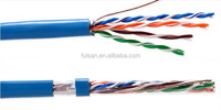 Cables UTP de red a prueba de agua de cobre sólido trenzado CAT5e
