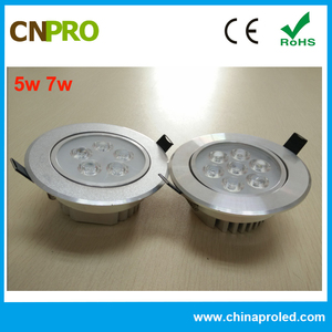 CNPRO fuente <span class=keywords><strong>de</strong></span> la fábrica 7 w <span class=keywords><strong>led</strong></span> <span class=keywords><strong>downlight</strong></span> <span class=keywords><strong>de</strong></span> aluminio AC85-265v 2 años warrantly - Product Image 2