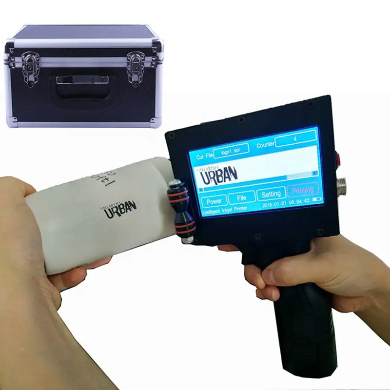 Торговая марка JINHE, лучший ручной принтер с уровнем защиты IP5 800 точек/дюйм, струйный принтер высокой четкости с датой и логотипом, принтер для маркировки DM