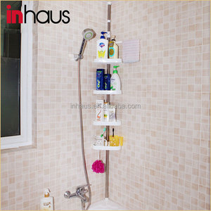 4 niveaux en <span class=keywords><strong>acier</strong></span> inoxydable salle de bain shampooing rack avec ventouse - Product Image 2