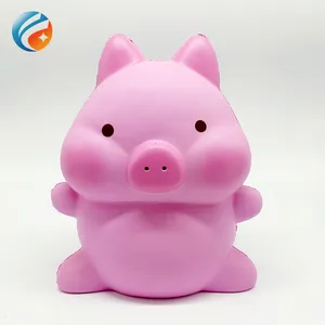 Nuevo cerdo lento rebote Squishy juguete PU simulación pan exprimido d 