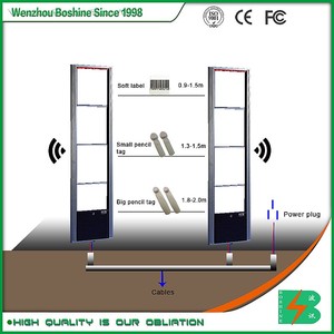 Boshine eas siêu thị chống trộm cổng quần áo báo động <span class=keywords><strong>jammer</strong></span> hệ thống an ninh RF cảm biến - Product Image 1