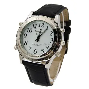 Shenzhen horologe Arabic watch for blind Alarm talking watch with instructions