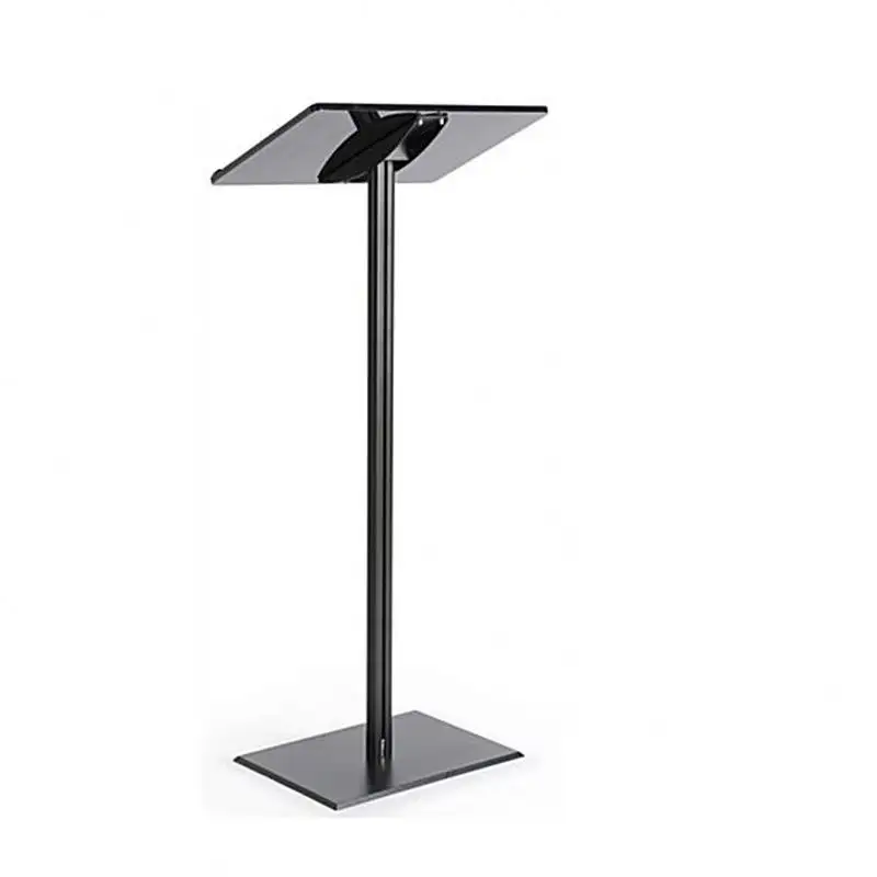 Leggio Acrilico Con Base In Ferro - Pulpito Moderno Per Chiesa, Concerti E Eventi