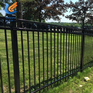 Clôture en acier galvanisé revêtu de PVC antirouille, design de <span class=keywords><strong>grille</strong></span> de clôture de limite de terrain - Product Image 1
