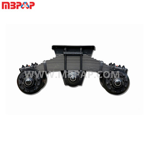 Piezas de camión de remolque, suspensión de tambor de disco de 32T 28T 24T, suspensión <span class=keywords><strong>Bogie</strong></span> con ejes - Product Image 2