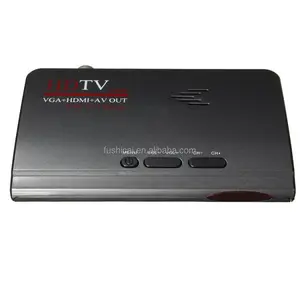 FTA VGA dekoder TV, Set DVB-T2 Mini-Top Box 1080P Full HD penerima TV untuk DVB-T2