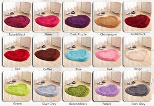 สีเขียวสีดำรูปหัวใจประตู<span class=keywords><strong>พรม</strong></span> - Product Image 3