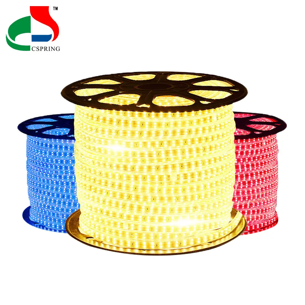 220V Độ Sáng Cao Không Thấm Nước IP68 SMD 2835 Dải Đèn Led Linh Hoạt