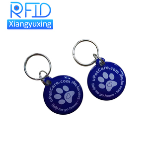 In Logo NFC ID Pet Theo Dõi <span class=keywords><strong>Tag</strong></span> <span class=keywords><strong>Rfid</strong></span> <span class=keywords><strong>Keychain</strong></span> Mã Qr Dog <span class=keywords><strong>Tag</strong></span> - Product Image 2